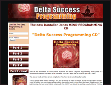 Tablet Screenshot of deltasuccessprogram.com